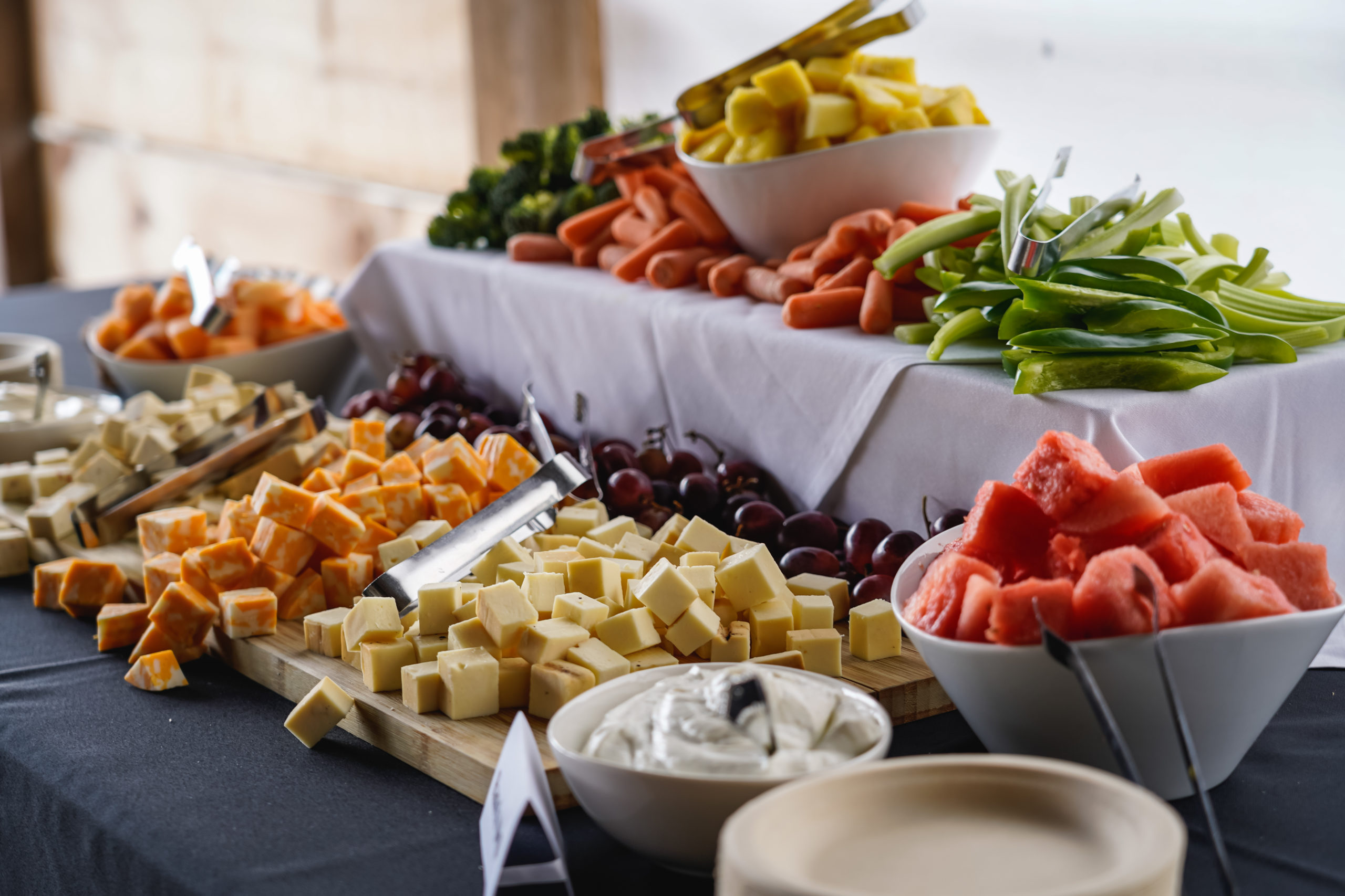 Cheese and Vegetable Catering